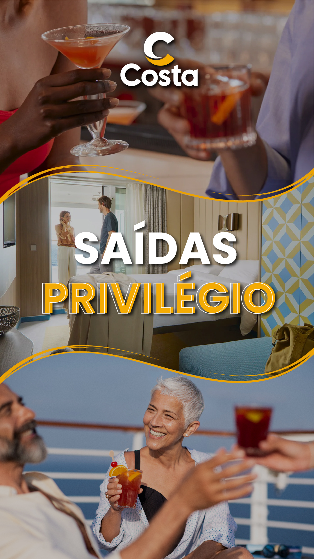 Costa com benefícios de agência